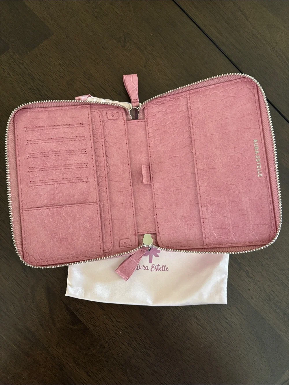 Aura Estelle A6 Zippy Planner Cover Pink Love at First Sight with Dust bag